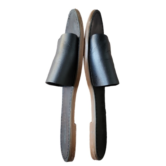 Madewell Boardwalk Post Slide Sandal True Black size 8 - Picture 5 of 7